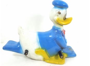 RARE Disney Wonder Products Rocking Donald Duck Ride On Toy