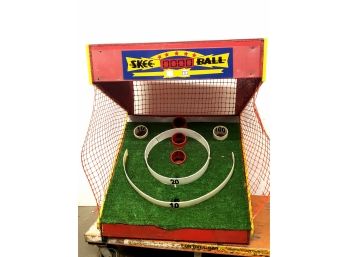 Vintage Carnival Skee Ball Game