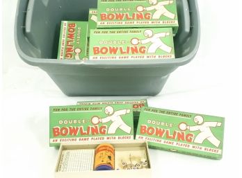 Lot Of 20 1940s Double O Bowling Game