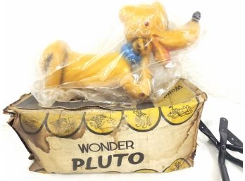 Extremely Rare Disney Wonder Pluto Ride On Toy NOS In Box!