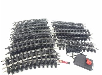 Bachmann G Scale Track, 12 Straight, 25 Curved, Transformer