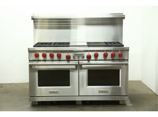 Wolf 60' Dual Fuel Range - 6 Burners,  Char-broiler And  Griddle Model DF60CG-LP Retails For $18,0000