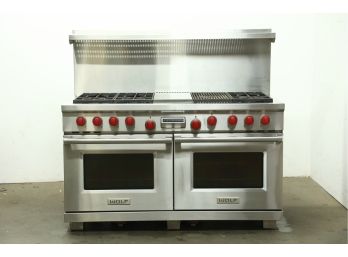 Wolf 60' Dual Fuel Range - 6 Burners,  Char-broiler And  Griddle Model DF60CG-LP Retails For $18,0000