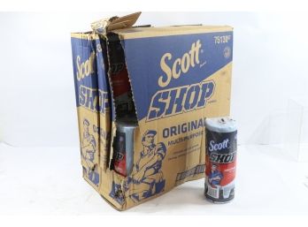 30 Rolls Of Scott Shop Original Polyvalent Towels.. 55/sheets Per Roll