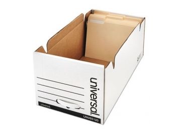 Universal - UNV85120 - Economy Storage Drawer Files, Letter Files, White, 6/Carton