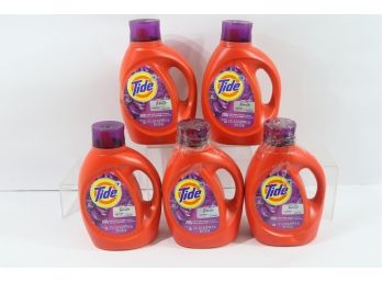 5 Bottles Of Tide Plus Spring & Renewal Febreze  Lasting Freshness Detergent