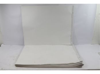 6 Nature Saver Recycled Plain Easel Pads - 50 Sheets/per Pad - 27' X 34'