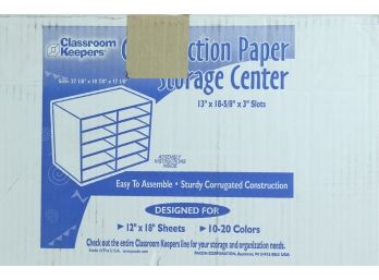 Classroom Keepers Construction Paper Storage Center 13 X 18-5/8 X 3