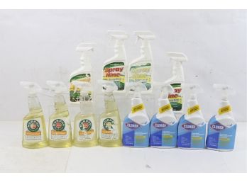 12 Bottles Of Misc Multi-Surface Cleaning.. Includes Spray Nine, Clorox & Murphy