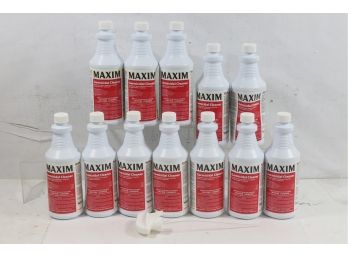 12 Bottles Of Maxim Germicidal Cleaner,