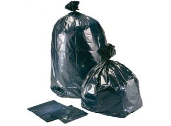 100 Aluf PG/NY Bag - 22 X 14 X 58, 2.3 Gauge Black