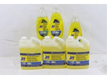 6 Bottles Of Joy Professional Manual Pot And Pan Detergent