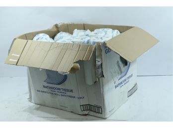 96 Rolls Of GEN Standard 2-Ply Toilet Paper Rolls, White 500/sheets Per Roll