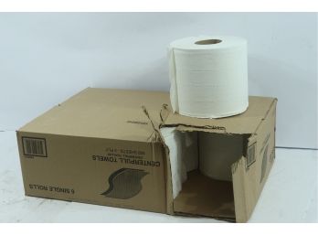 6 Rolls Of Centerpull Paper Towels,  2-ply 600/ Sheets Per Roll