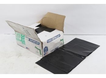 100 Coex Supertuff  43 X 47 Black Bags, Antimicrobial, 3-Ply