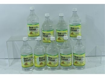 9 Bottles Of Maintex 32oz Oxy Citrus, Peroxide Multi-surface Cleaner/degreaser