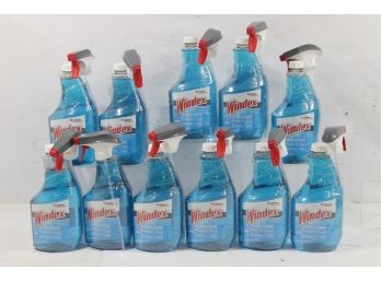 12 Bottles Of Windex Glass & More Multi-surface Cleaner With Spray Nozzle