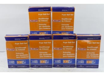 6 Boxes Of Cascade Professional Fryer Boil Out / Dishwasher Detergent 85oz