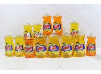 13 Bottles Of Ajax Ultra Triple Action & Degreaser Dish Liquid