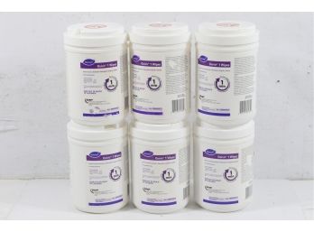 6 Canisters Of Diversey Oxivir 1 Wipes 160/wipes Per Canister