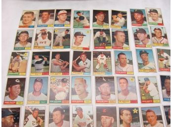 Vintage 1960's Baseball Card Lot Of 40