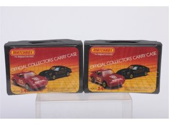 2 Vintage N.O.S Matchbox Collectors Carry Case