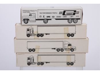 Lot Of 4 ERTL Tractor Trailers