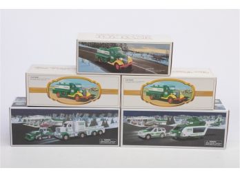 Lot Of 5 Hess Collector Trucks