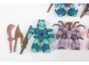 Lot Of Vintage Battle Beasts Including Weapons