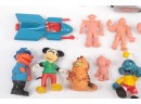 MISC Small Toy Lot Of Random Toys Like Smurf Muscle Men