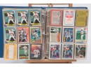 Binder Of Baseball Cards With Stars And Rookies