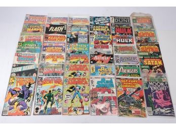 Lot Of 40 Misc Older Comic Books