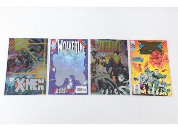 Lot Of 4 Foil Comic Books X-men Wolverine Generation X X Universe