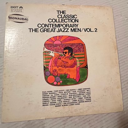 Classic Contemporary Great Jazz Men Vol 2 Jazz LP Vinyl Record DOT STEREOClassic