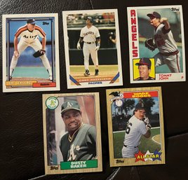 Lot Of 5 Baseball Cards