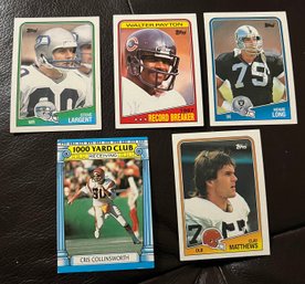 Lot Of 5 Nfl Cards