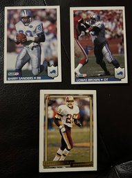 Lot Of 3 1990s Football Cards