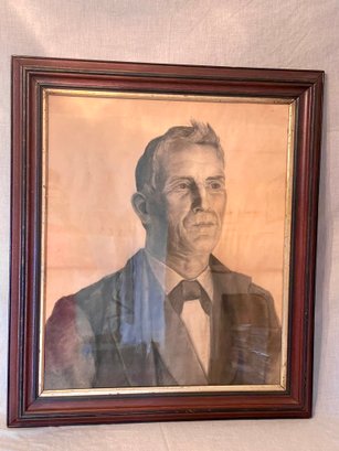 Large Wood-framed Portrait