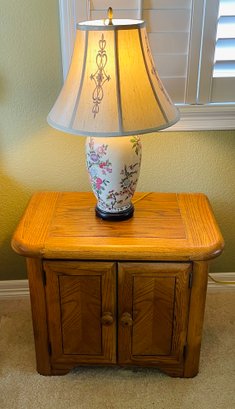 Bedside Table With Lamp #2