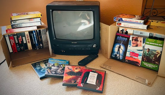 Sharp TVVCR And VHS Movies