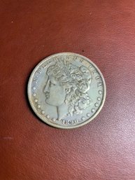 1890 Liberty Head Morgan Silver Dollar