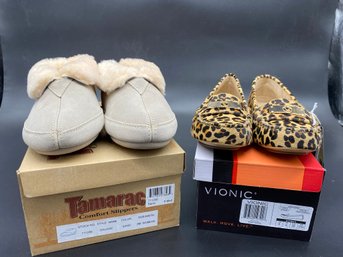 Womens Slippers And Loafers, New In Box Size 8