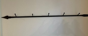 Cast Iron Arrow Shaped Coat Rack