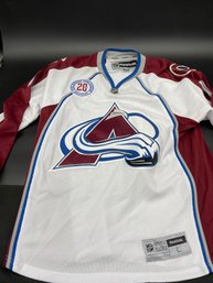 Colorado Avalanche Official Reebok 20th Anniversary Size Large. Varlamov