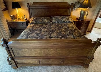 Ethan Allen Townhouse King Bed & Linens