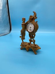 Vintage Art Nouveau Miniature Table Clock