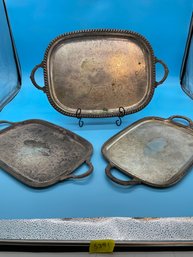 Silverplate Serving Trays