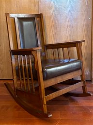 Mission Style Rocking Chair