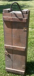 Vintage Wooden Cannon Ammunition Box