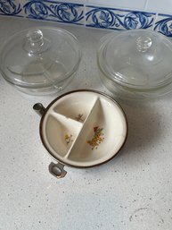 Antique Baby Food Warming Bowl